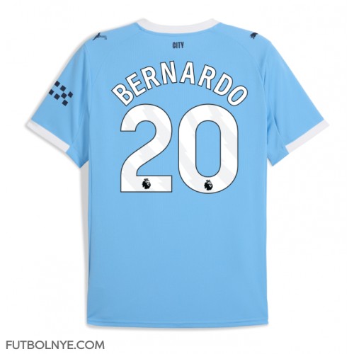 Camiseta Manchester City Bernardo Silva #20 Primera Equipación 2025-26 manga corta